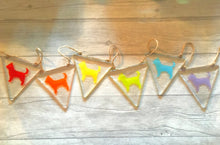 Load image into Gallery viewer, Portuguese Podengo  Handmade Fused Glass Bunting.
