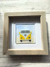 Load image into Gallery viewer, Handmade Fused Glass Camper Van Wall Art- Variety of Colours Available to Order.
